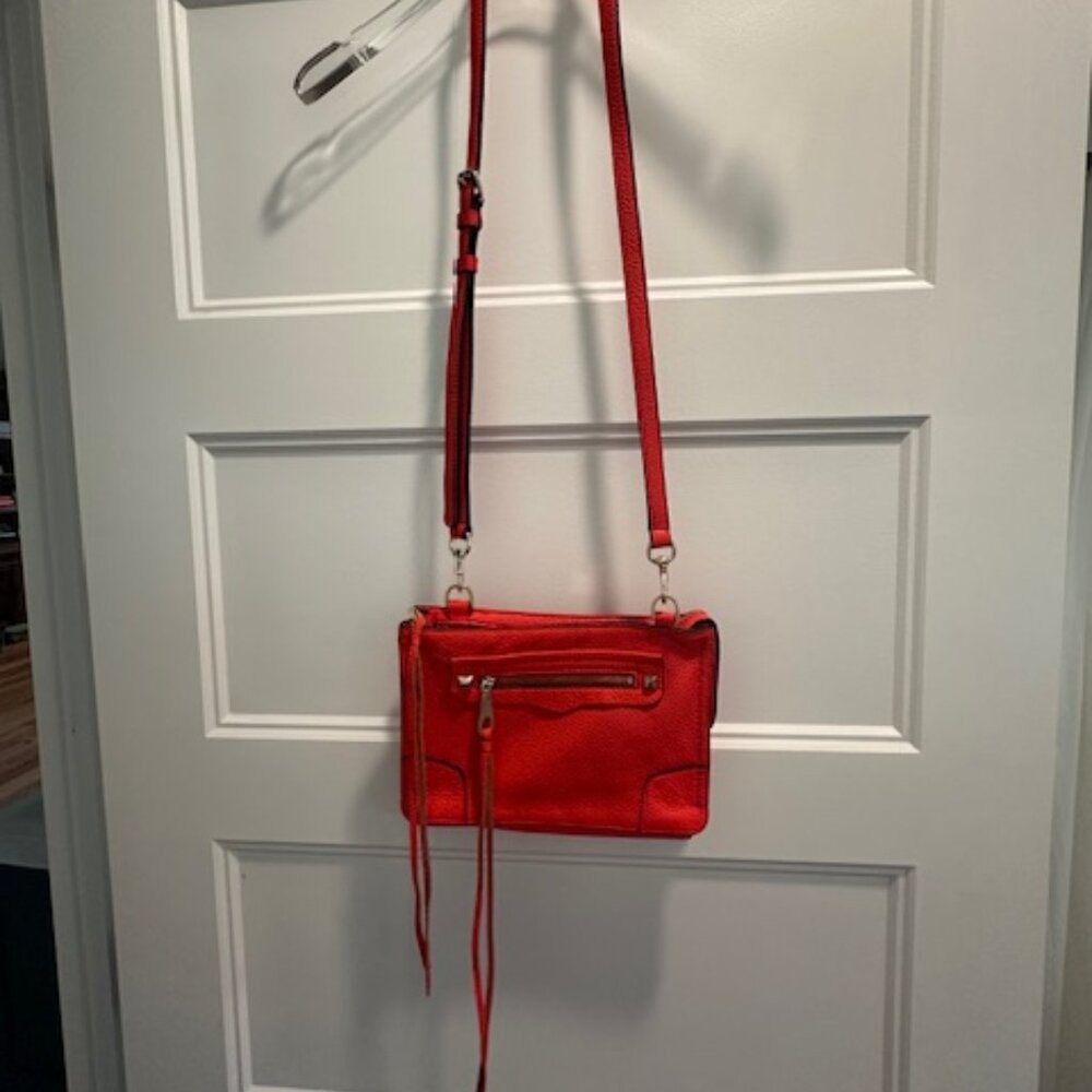 Red-Orange crossbody purse